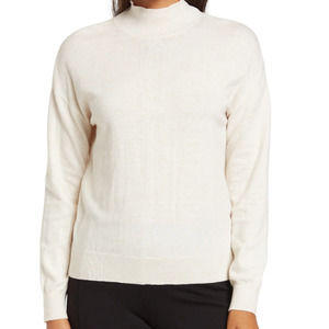 Sanctuary Heather Milk Chelsea Cutout Sweater Size L